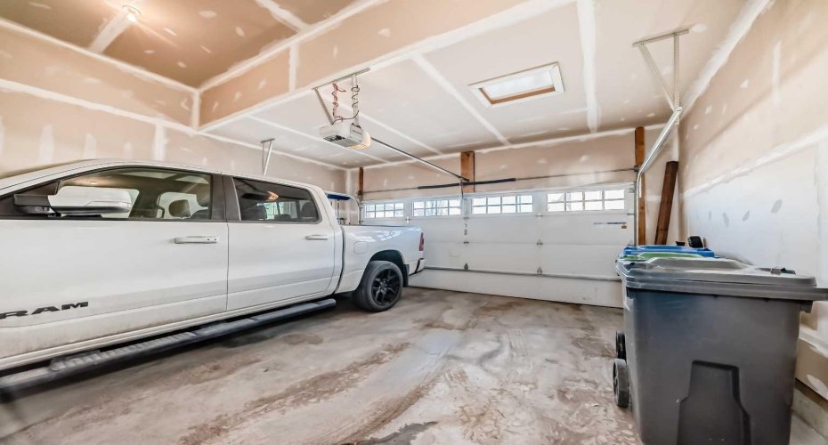 Double attached garage will fit a truck!