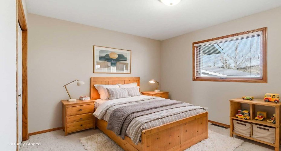 Bedroom - Virtually staged