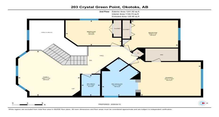 203 Crystal Green Point, Okotoks, Alberta T1S 2K7, 3 Bedrooms Bedrooms, ,3 BathroomsBathrooms,Residential,For Sale,Crystal Green,A2302216