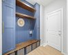 Mudroom with Built-In Lockers