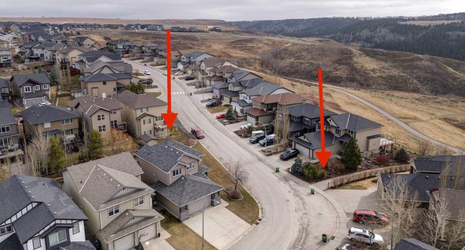 Pathway is kitty corner