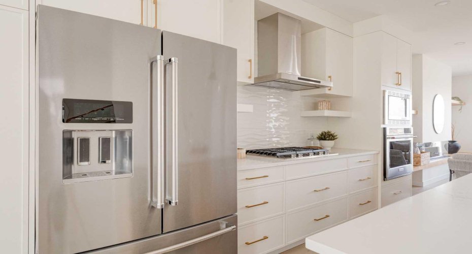 Gas Range and Stainless Steel Appliances