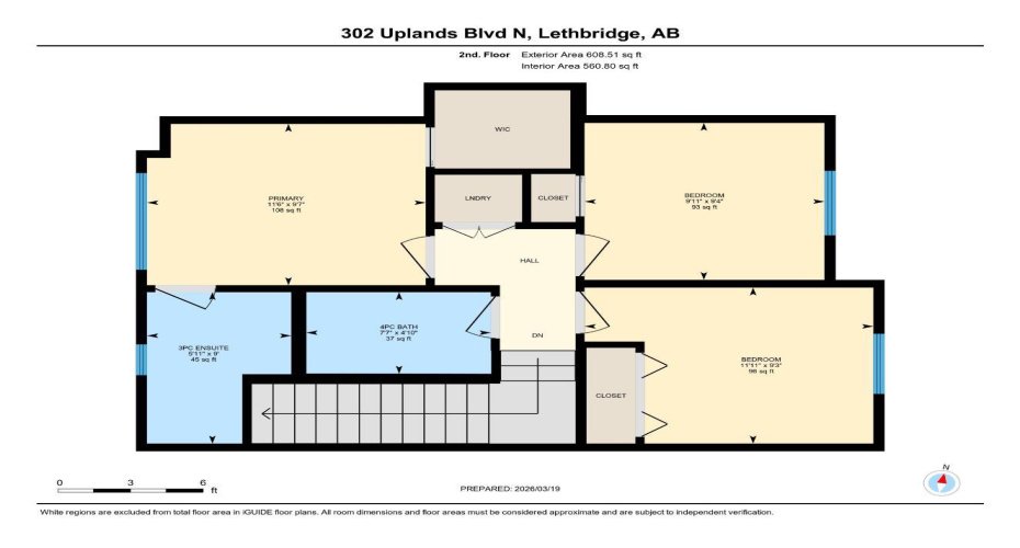 302 Uplands Boulevard, Lethbridge, Alberta T1H 7C7, 3 Bedrooms Bedrooms, ,3 BathroomsBathrooms,Residential,For Sale,Uplands,A2290461