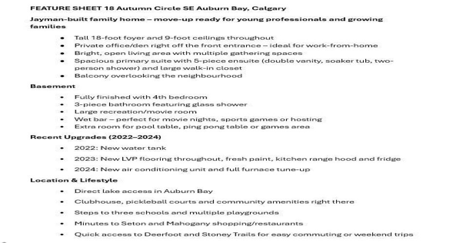 18 Autumn Circle, Calgary, Alberta T3M0J6, 4 Bedrooms Bedrooms, ,4 BathroomsBathrooms,Residential,For Sale,Autumn,A2300212