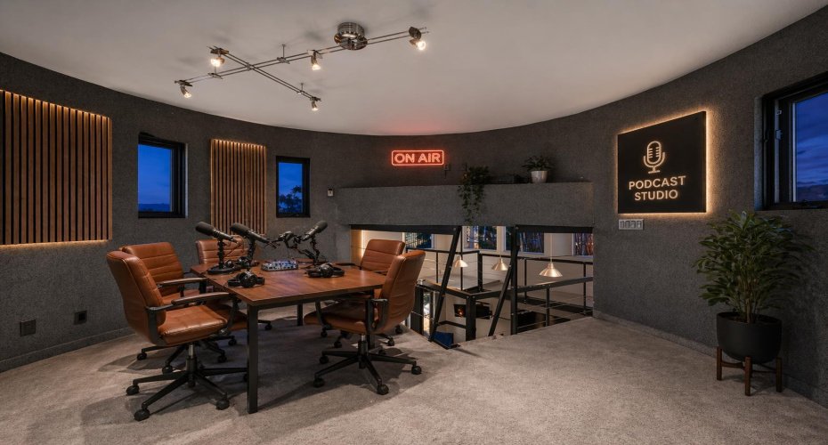 Office second level/loft space. This image has been digitally staged/altered.