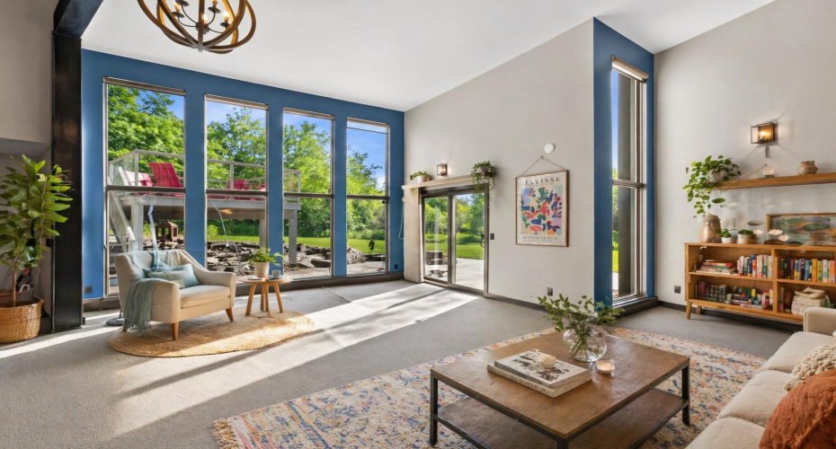 Lower level entertainment/family space. This image has been digitally staged/altered.