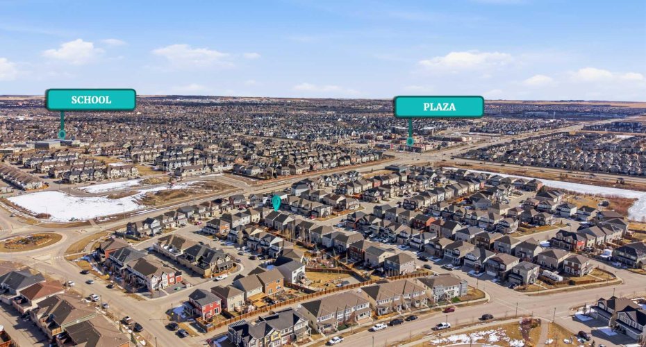 Drone photos included to highlight the showcasing school and shoppoing plaza that make this location so desirable