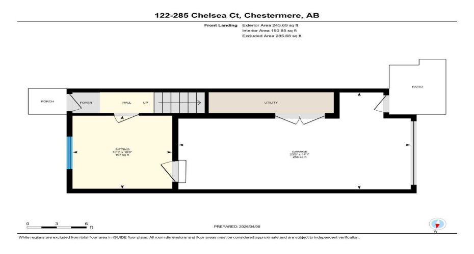 285 Chelsea Court, Chestermere, Alberta T1X 2W7, 2 Bedrooms Bedrooms, ,3 BathroomsBathrooms,Residential,For Sale,Chelsea,A2300009