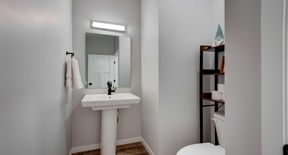 Main floor powder room