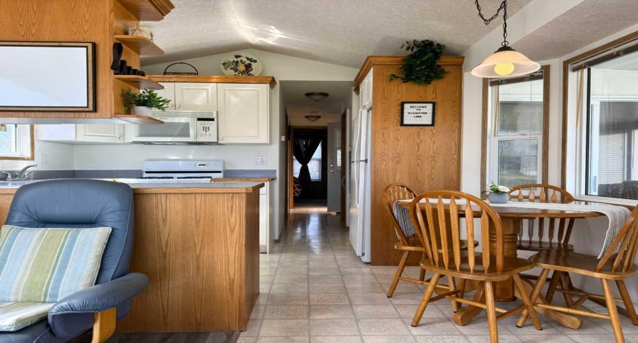 View from the sofa in the living room