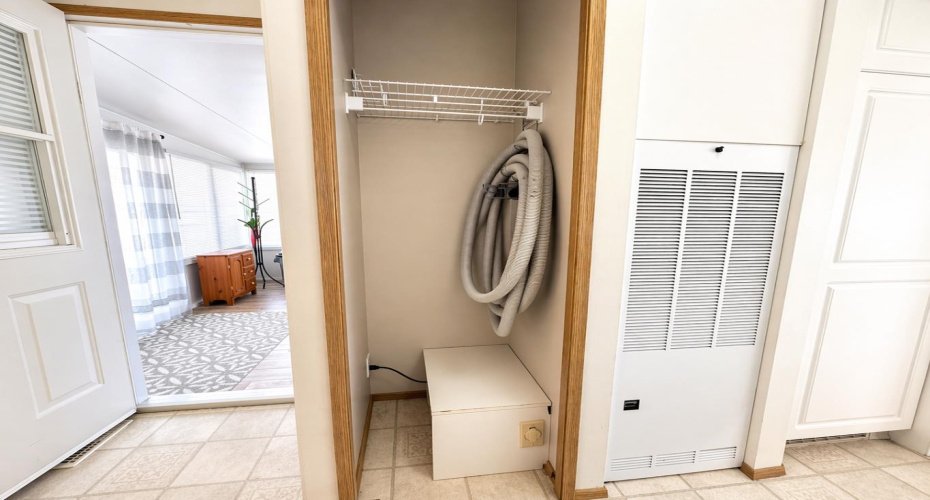 Central vac in a park model? Who knew!