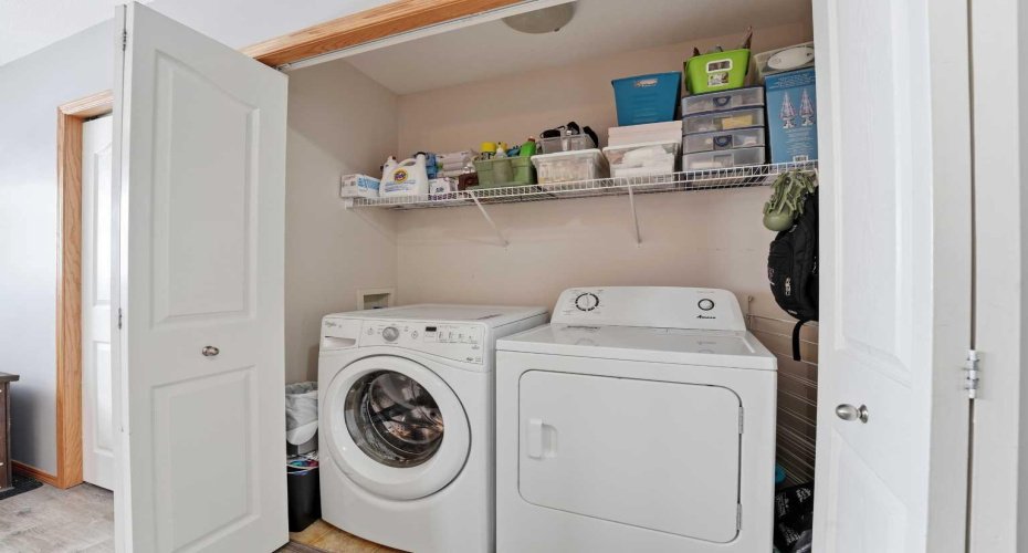 upstairs laundry