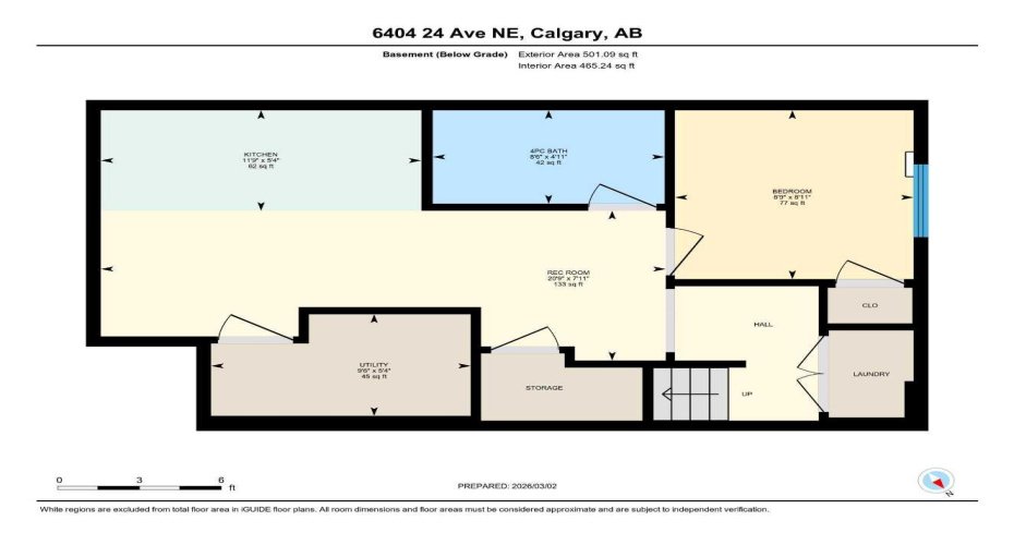 6404 24 Avenue, Calgary, Alberta T1Y 3T8, 4 Bedrooms Bedrooms, ,4 BathroomsBathrooms,Residential,For Sale,24,A2290287
