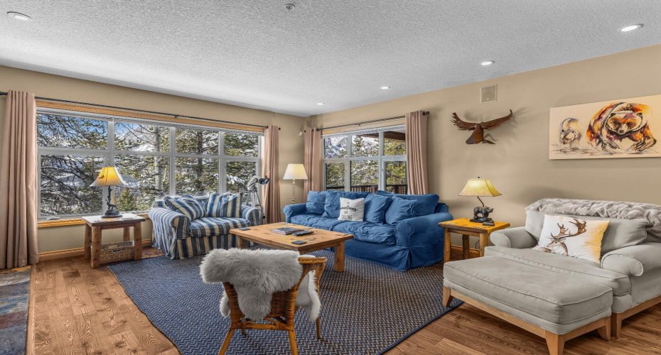 Large windows bring in so much natural light