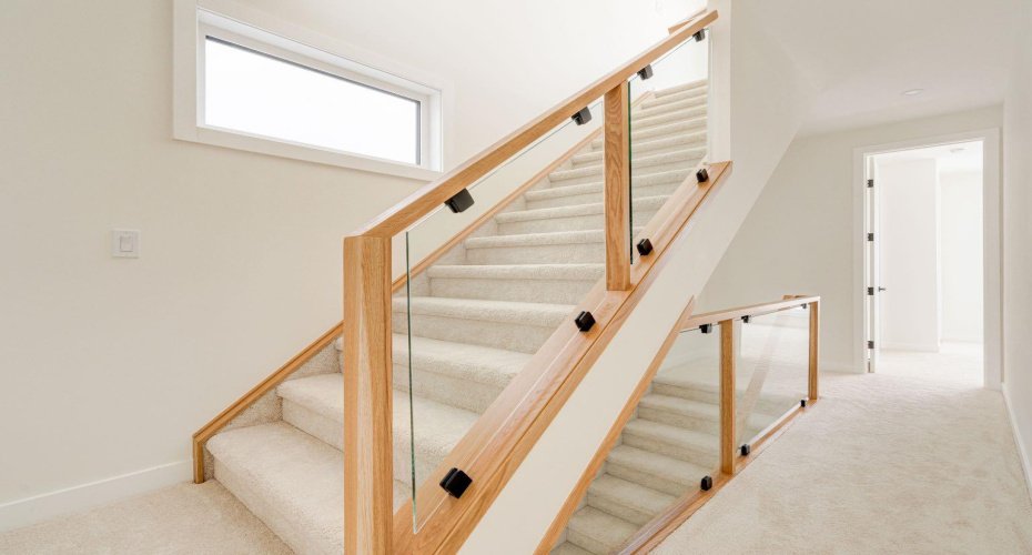 Modern Glass Railings Throughout