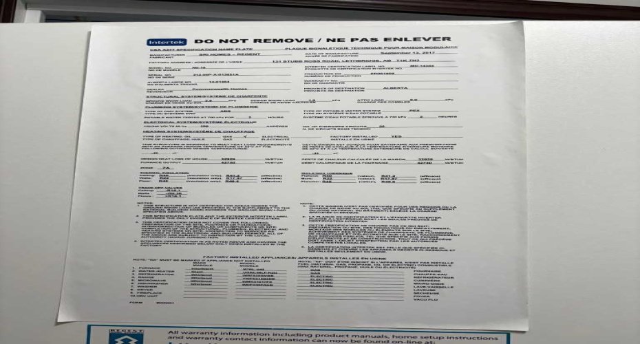 4000 Minto Street, Penhold, Alberta T0M 1R0, 3 Bedrooms Bedrooms, ,2 BathroomsBathrooms,Mobile,For Sale,Minto,A2298878