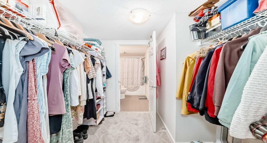Large, walkthrough closet