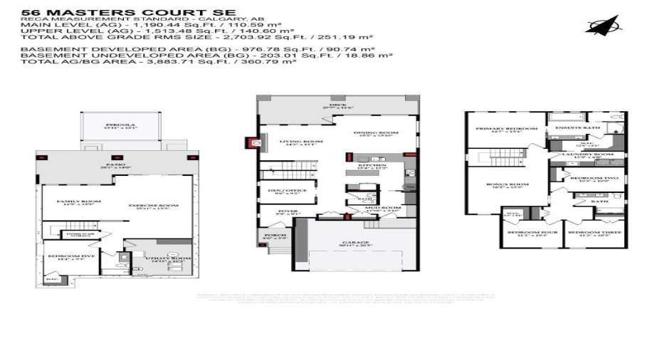 56 Masters Court, Calgary, Alberta T3M 2B8, 5 Bedrooms Bedrooms, ,4 BathroomsBathrooms,Residential,For Sale,Masters,A2302088