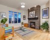 Living Room with Fireplace