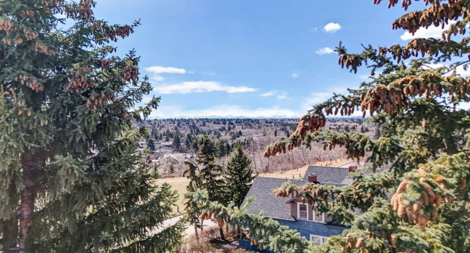 view of the mountains from the west balcony