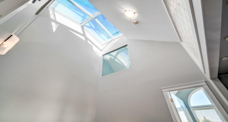 Skylights in Stairwell