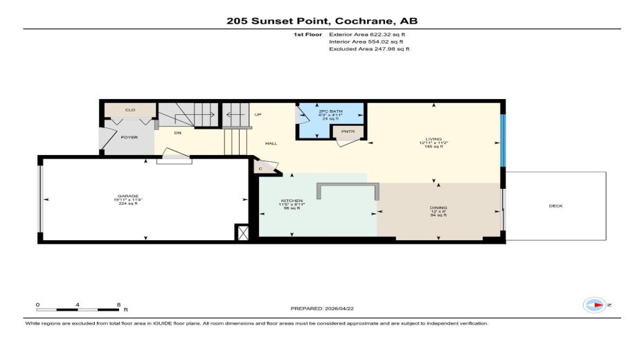 205 Sunset Point, Cochrane, Alberta T4C 0L2, 3 Bedrooms Bedrooms, ,4 BathroomsBathrooms,Residential,For Sale,Sunset,A2304166