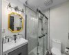 Modern 3-Piece bathroom in basement