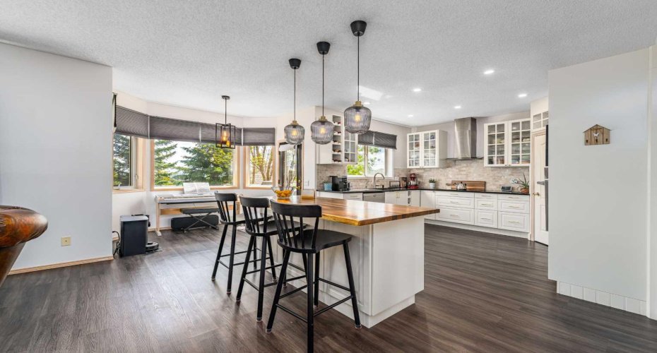 Open concept kitchen