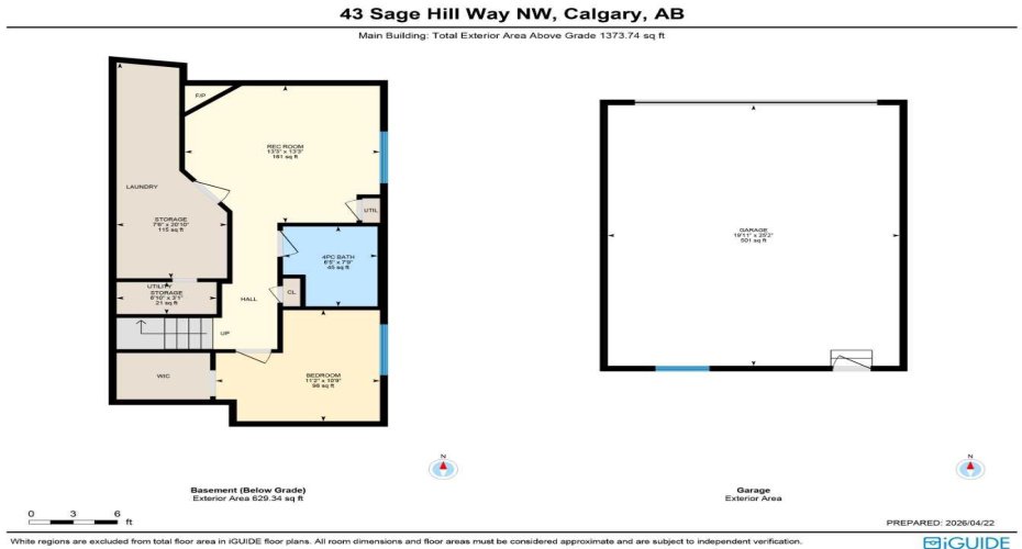 43 Sage Hill Way, Calgary, Alberta T3R 0G8, 4 Bedrooms Bedrooms, ,4 BathroomsBathrooms,Residential,For Sale,Sage Hill,A2302725
