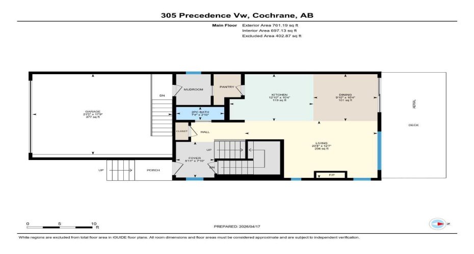 305 Precedence View, Cochrane, Alberta T4C 3B4, 3 Bedrooms Bedrooms, ,3 BathroomsBathrooms,Residential,For Sale,Precedence,A2303118