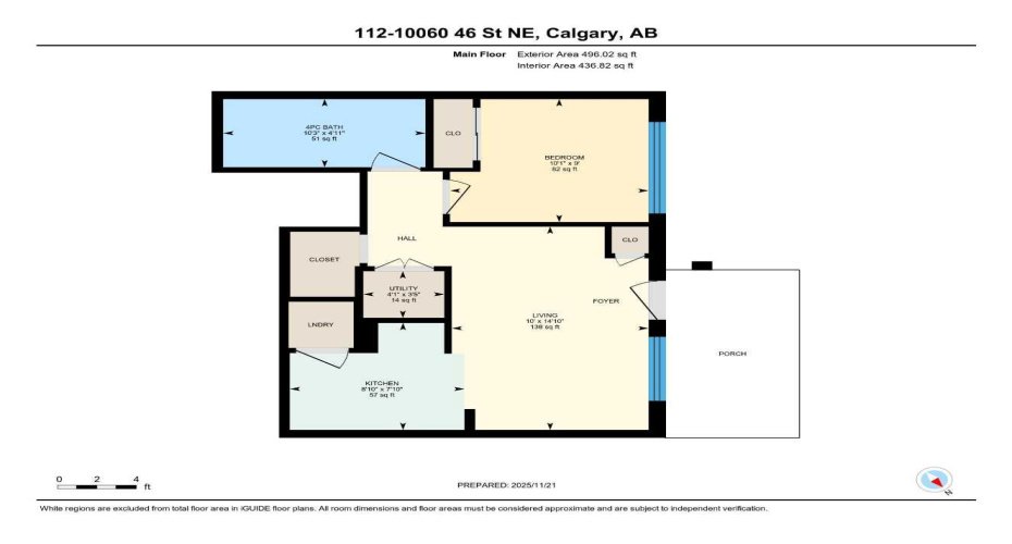 10060 46 Street, Calgary, Alberta T3J 2H8, 1 Bedroom Bedrooms, ,1 BathroomBathrooms,Residential,For Sale,46,A2293679