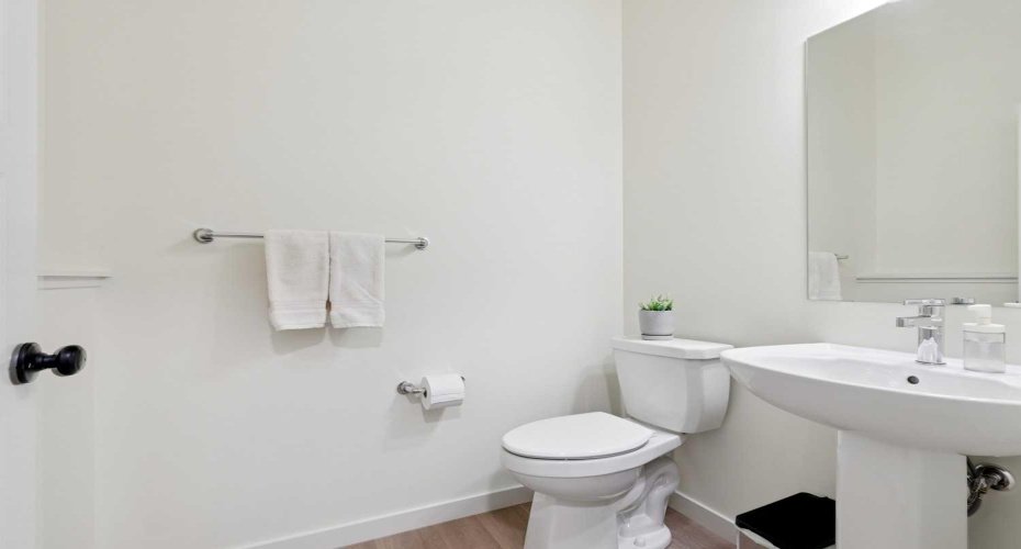 Main floor powder room.