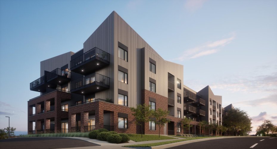 Rendering of Completed Building