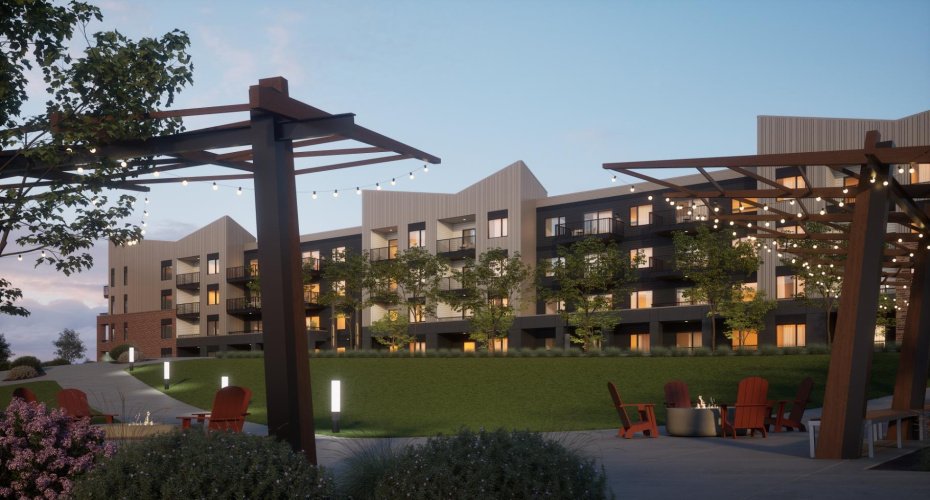 Rendering of Completed Building
