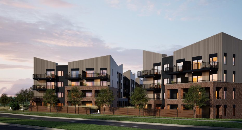 Rendering of Completed Building