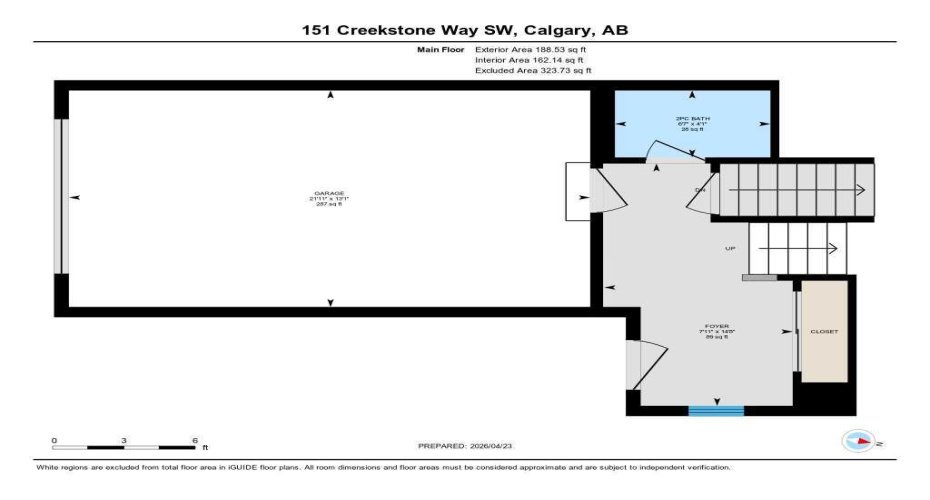 151 Creekstone Way, Calgary, Alberta T2X 4P9, 3 Bedrooms Bedrooms, ,3 BathroomsBathrooms,Residential,For Sale,Creekstone,A2304478