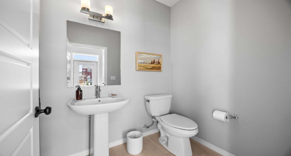 main floor half bath