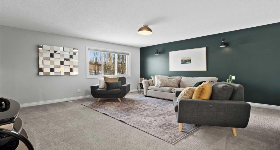 Upper media/family room