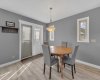 Dining room off the main double door entry (coat closet is off the rear double door entry.)