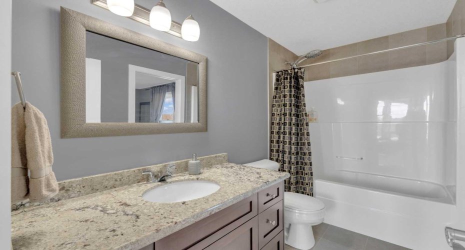 One of the two 4-piece bathrooms.