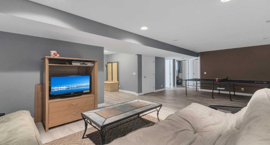 Basement recreation room - there's even enough space for a ping pong table.