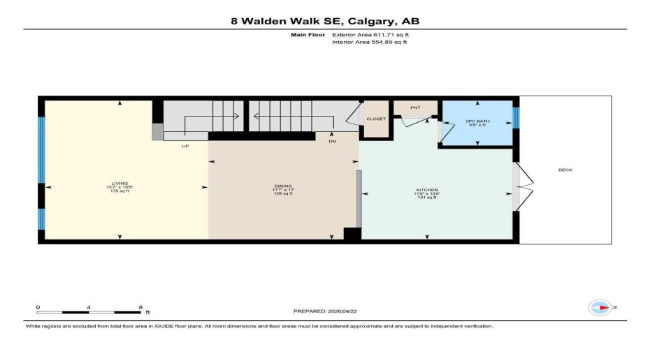 8 Walden Walk, Calgary, Alberta T2X 0Y4, 2 Bedrooms Bedrooms, ,3 BathroomsBathrooms,Residential,For Sale,Walden,A2304343