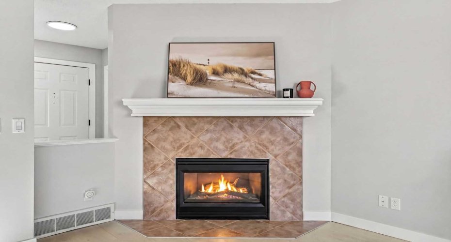 Cozy Gas Fireplace