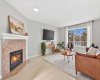 Living Room with Gas Fireplace