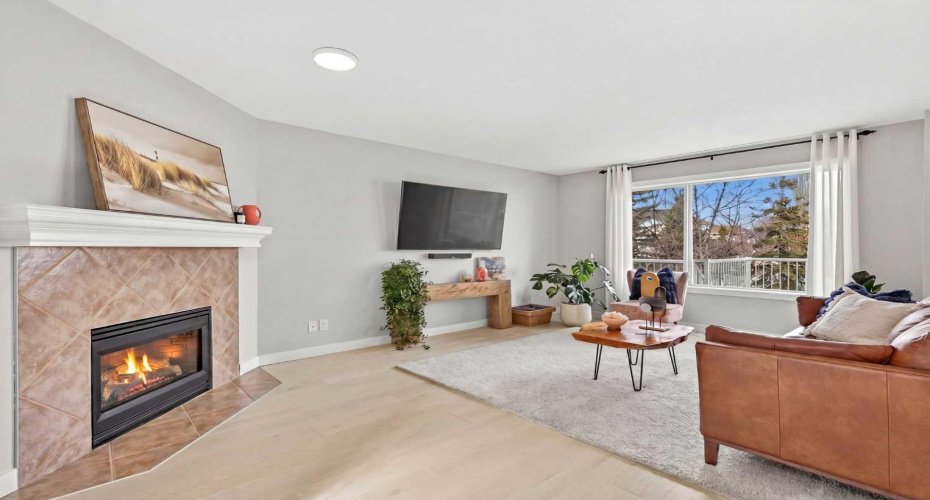 Living Room with Gas Fireplace