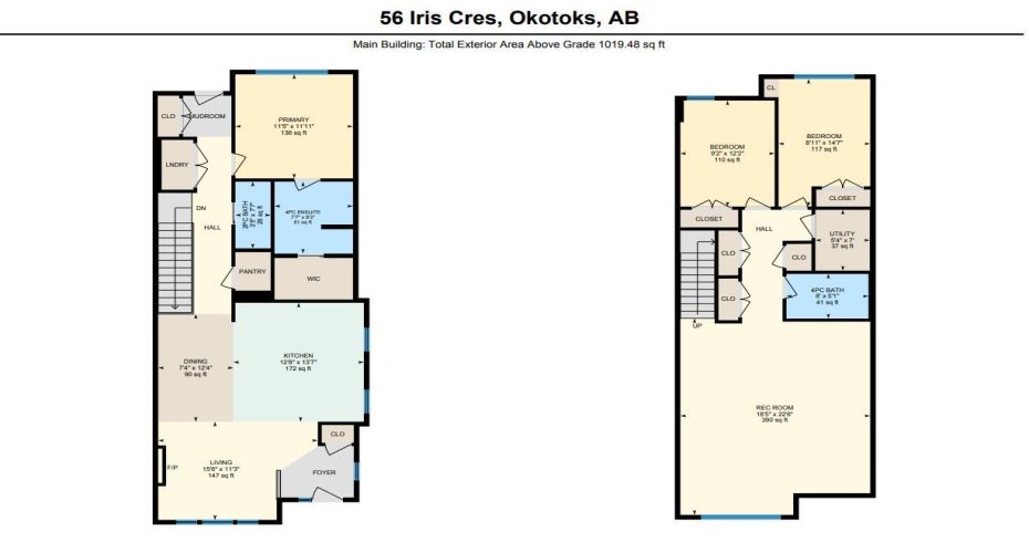 56 Iris Crescent, Okotoks, Alberta T1S 5V6, 3 Bedrooms Bedrooms, ,3 BathroomsBathrooms,Residential,For Sale,Iris,A2299932