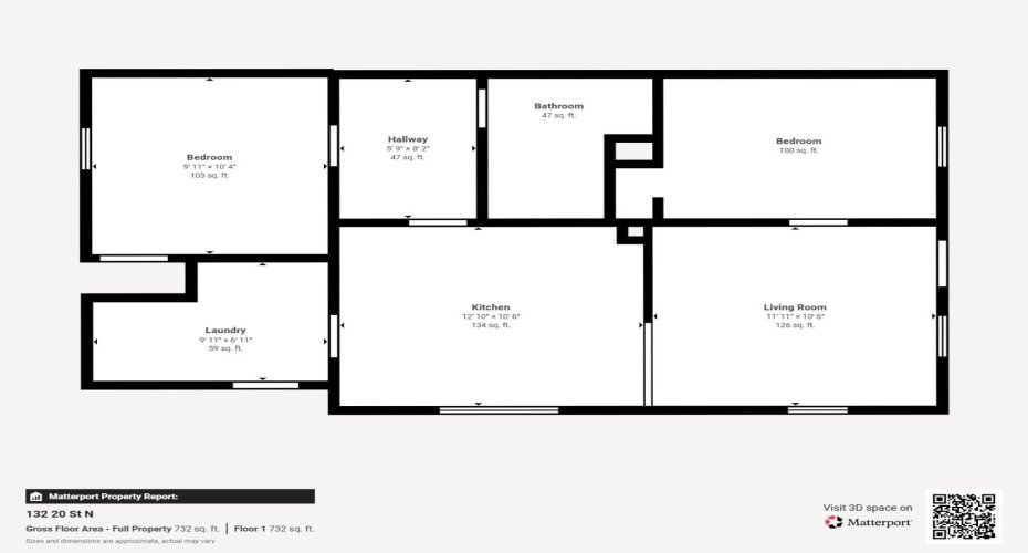 132 20 Street, Lethbridge, Alberta T1H 3M5, 2 Bedrooms Bedrooms, ,1 BathroomBathrooms,Residential,For Sale,20,A2303987