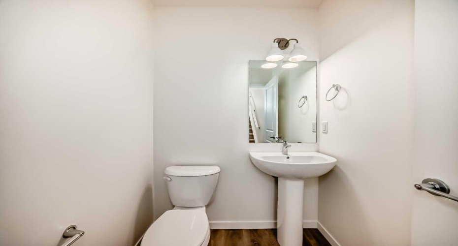 2pce powder room on main floor