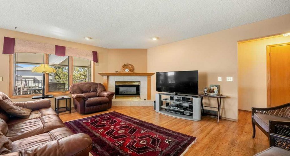 Family room just off the kitchen