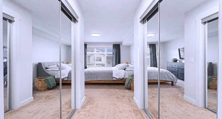 Double walk-through closets